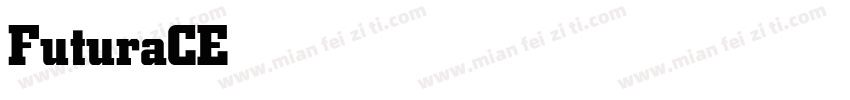 FuturaCE BxtraBold字体转换